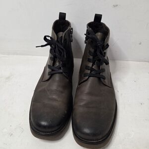 John Varvatos Leather Lace-up Chukka Boots Size 12M